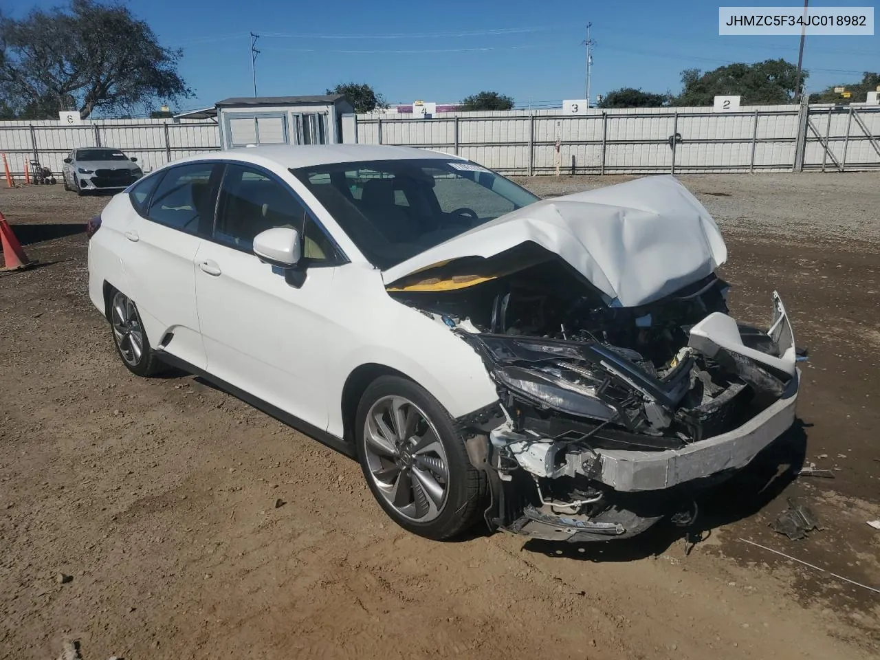 2018 Honda Clarity Touring VIN: JHMZC5F34JC018982 Lot: 77011114