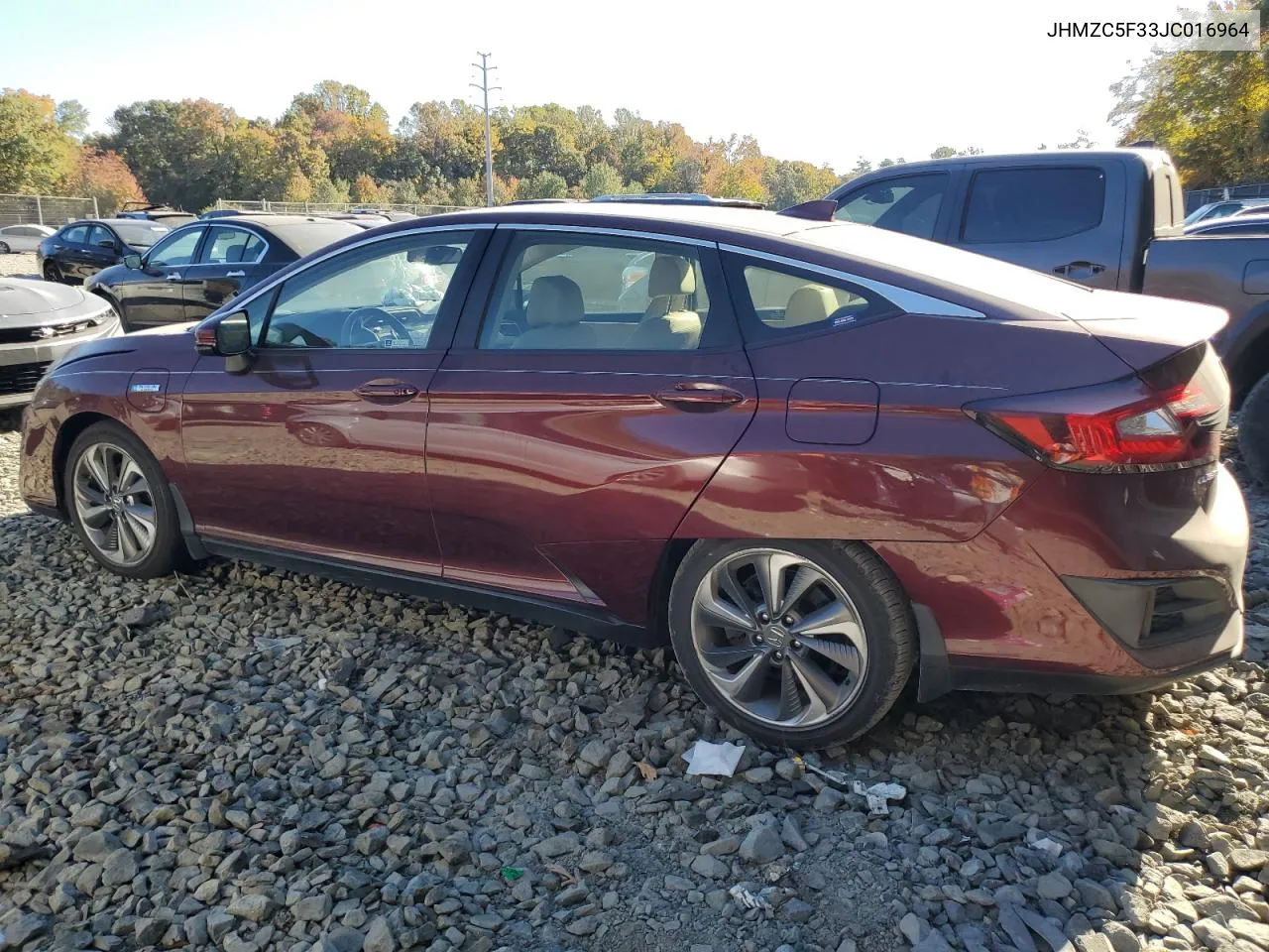 2018 Honda Clarity Touring VIN: JHMZC5F33JC016964 Lot: 77153464