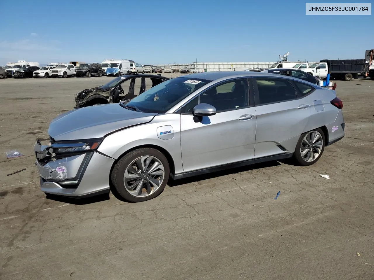 2018 Honda Clarity Touring VIN: JHMZC5F33JC001784 Lot: 77153664