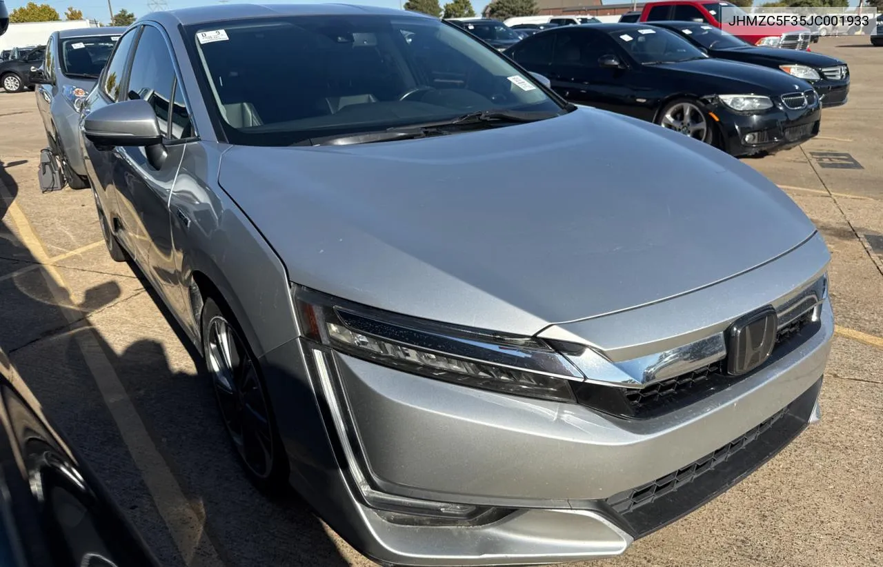 2018 Honda Clarity Touring VIN: JHMZC5F35JC001933 Lot: 77979214