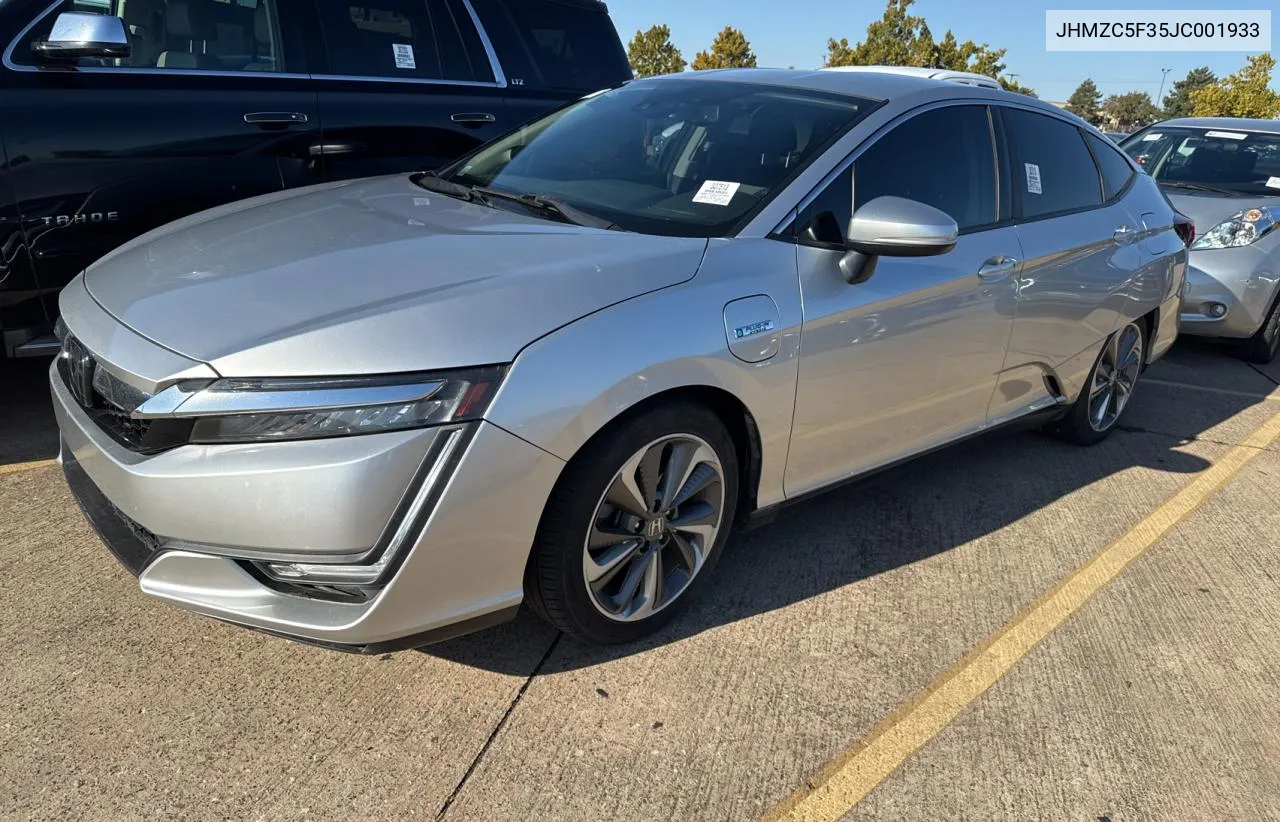 2018 Honda Clarity Touring VIN: JHMZC5F35JC001933 Lot: 77979214