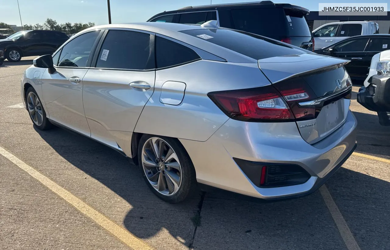 2018 Honda Clarity Touring VIN: JHMZC5F35JC001933 Lot: 77979214