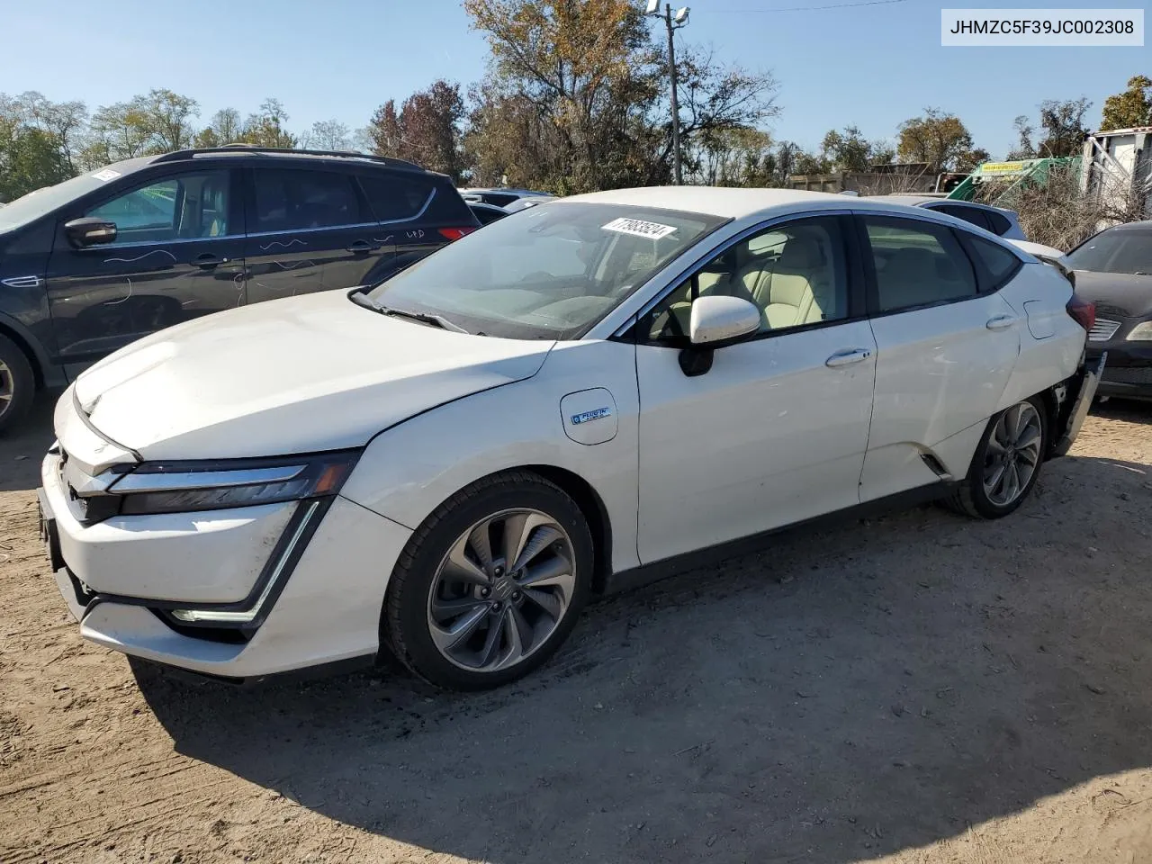 2018 Honda Clarity Touring VIN: JHMZC5F39JC002308 Lot: 77983524