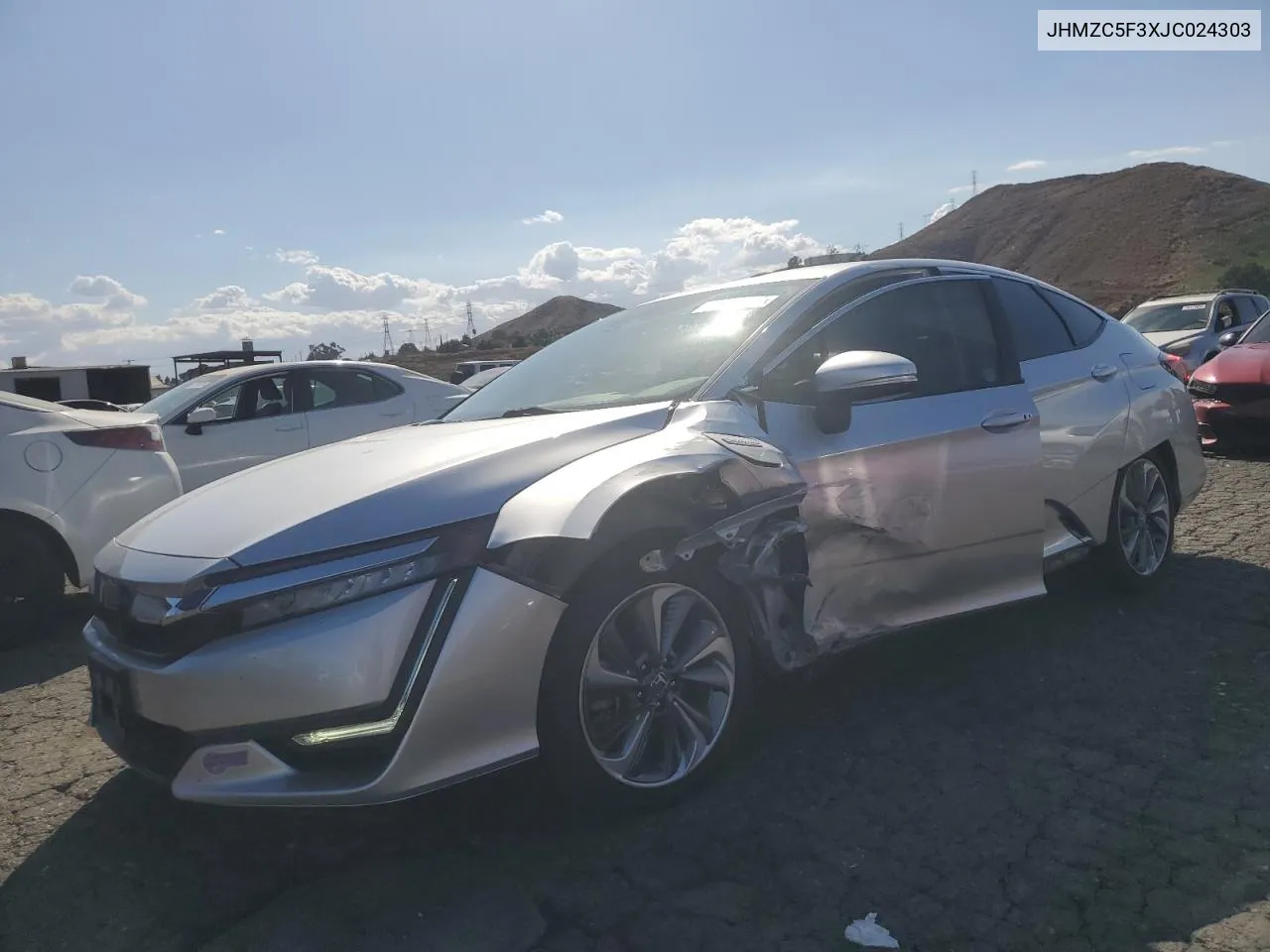 2018 Honda Clarity Touring VIN: JHMZC5F3XJC024303 Lot: 78286984