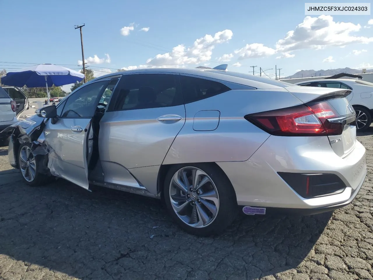 2018 Honda Clarity Touring VIN: JHMZC5F3XJC024303 Lot: 78286984