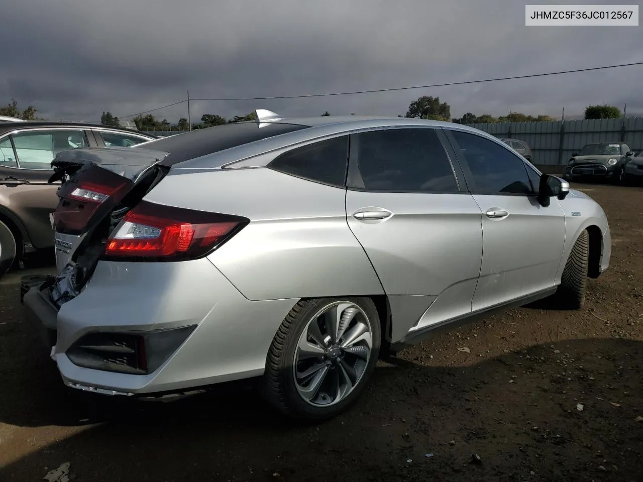 2018 Honda Clarity Touring VIN: JHMZC5F36JC012567 Lot: 78663714