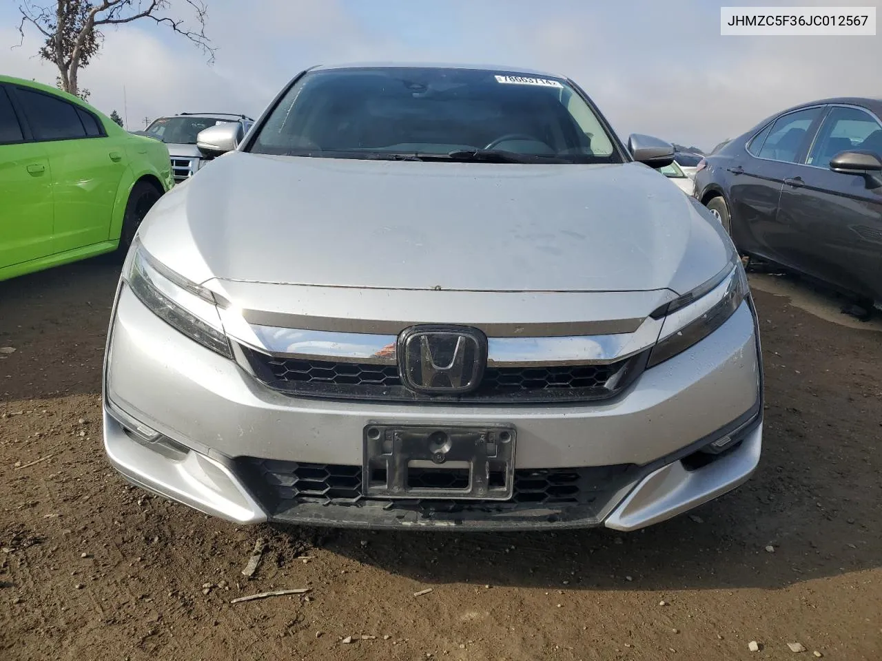 2018 Honda Clarity Touring VIN: JHMZC5F36JC012567 Lot: 78663714