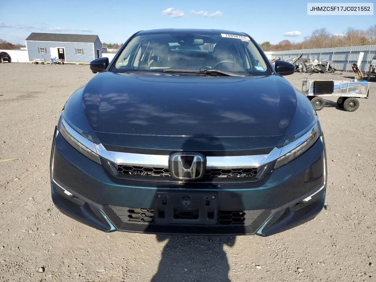 2018 Honda Clarity VIN: JHMZC5F17JC021552 Lot: 78898764