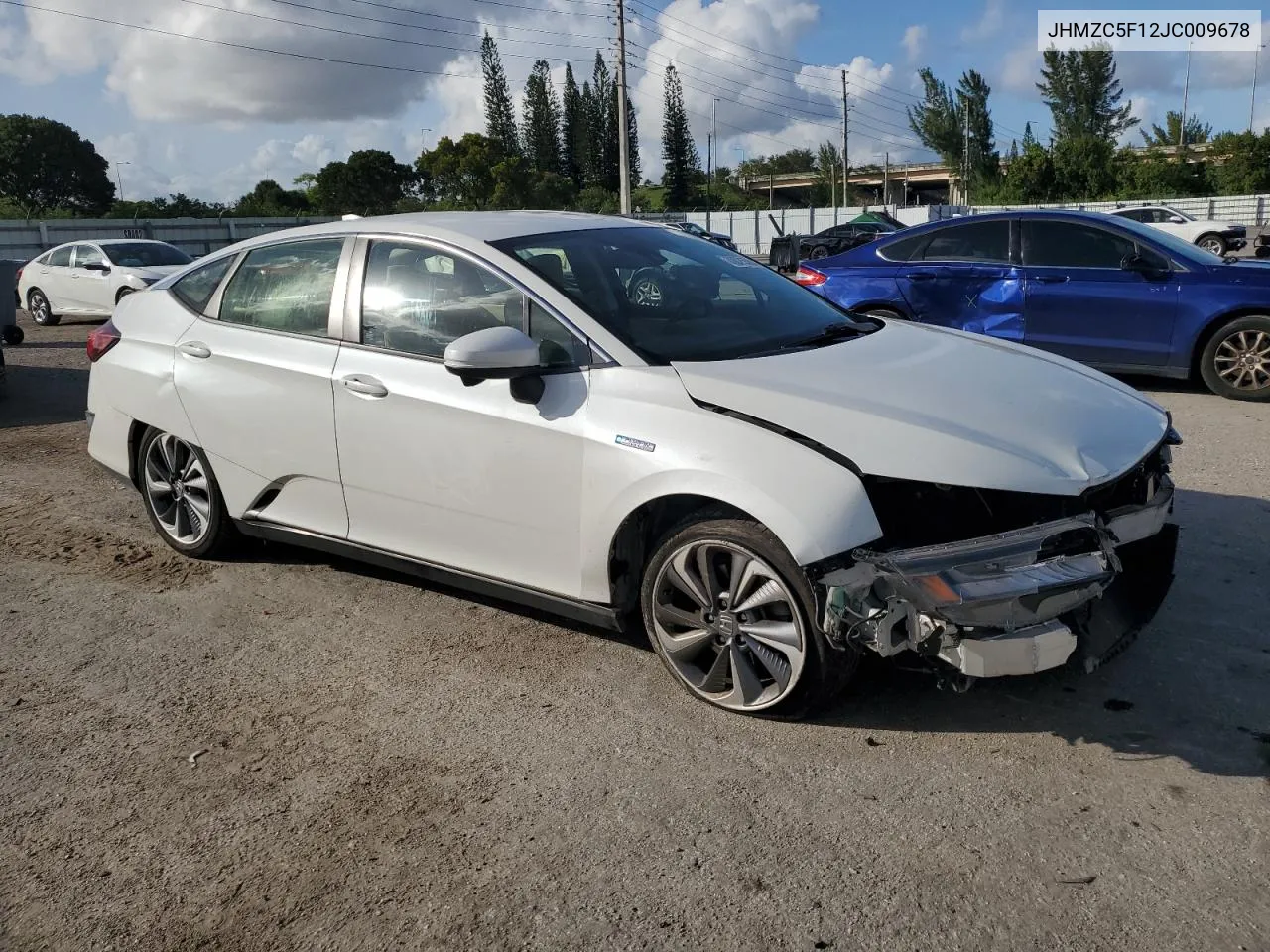 2018 Honda Clarity VIN: JHMZC5F12JC009678 Lot: 80025584