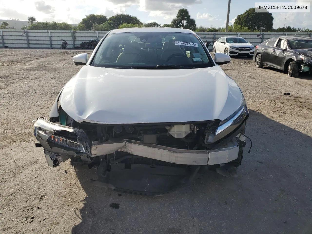 2018 Honda Clarity VIN: JHMZC5F12JC009678 Lot: 80025584