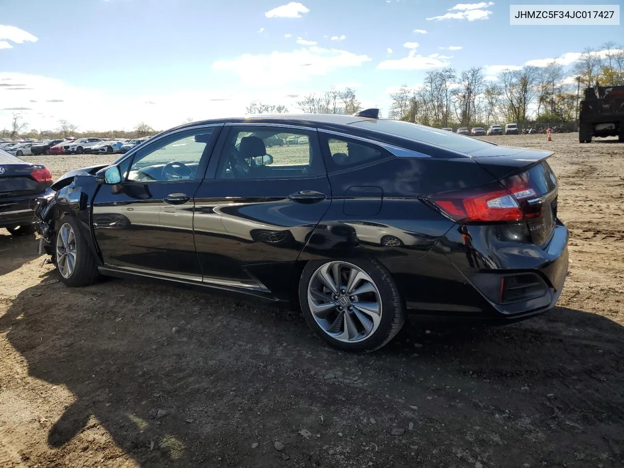 2018 Honda Clarity Touring VIN: JHMZC5F34JC017427 Lot: 80086544