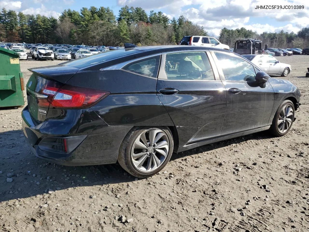 2018 Honda Clarity Touring VIN: JHMZC5F39JC010389 Lot: 80250574