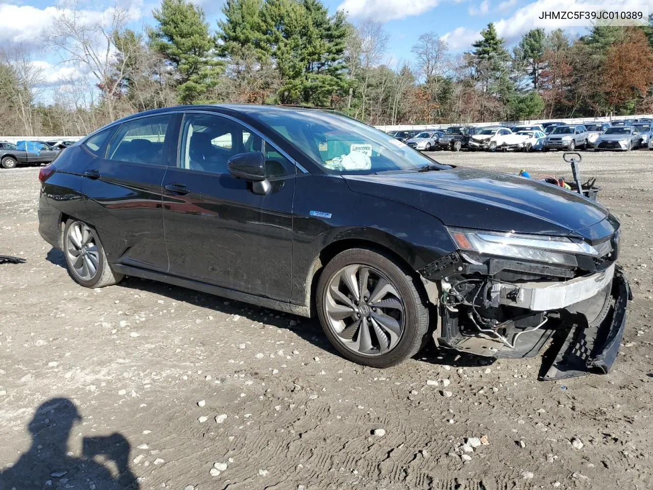 2018 Honda Clarity Touring VIN: JHMZC5F39JC010389 Lot: 80250574