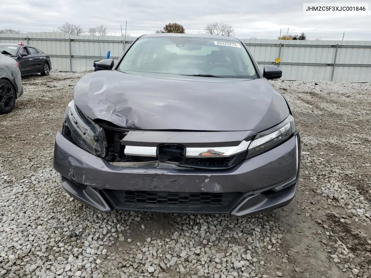 2018 Honda Clarity Touring VIN: JHMZC5F3XJC001846 Lot: 80425274