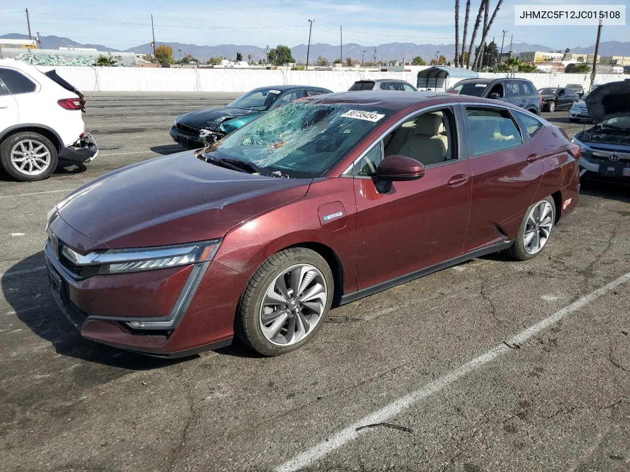 2018 Honda Clarity VIN: JHMZC5F12JC015108 Lot: 80735454