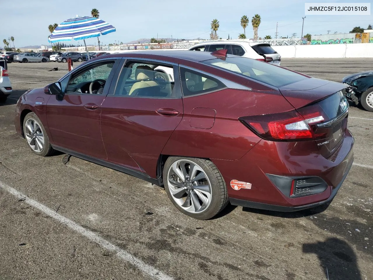 2018 Honda Clarity VIN: JHMZC5F12JC015108 Lot: 80735454