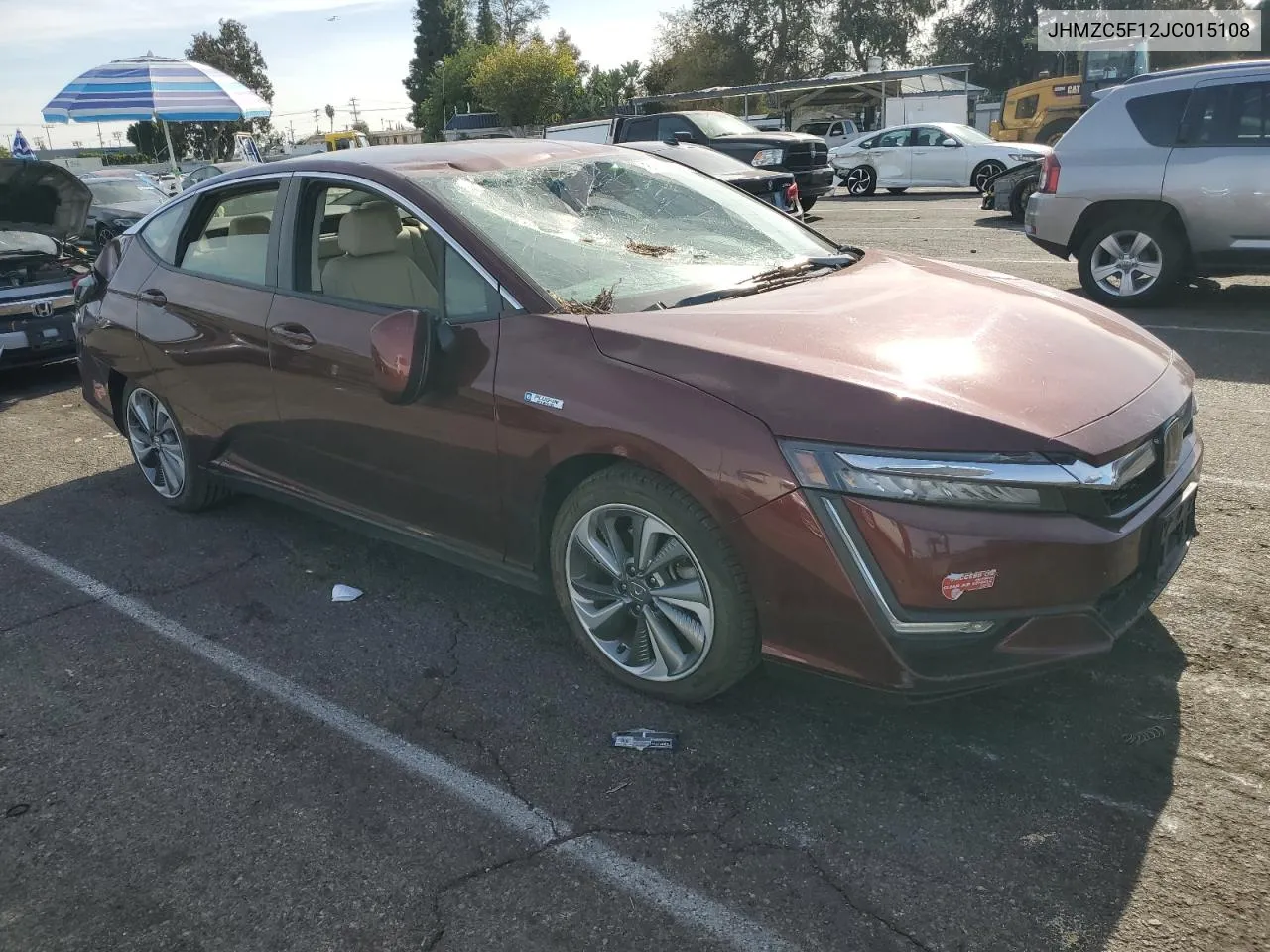 2018 Honda Clarity VIN: JHMZC5F12JC015108 Lot: 80735454