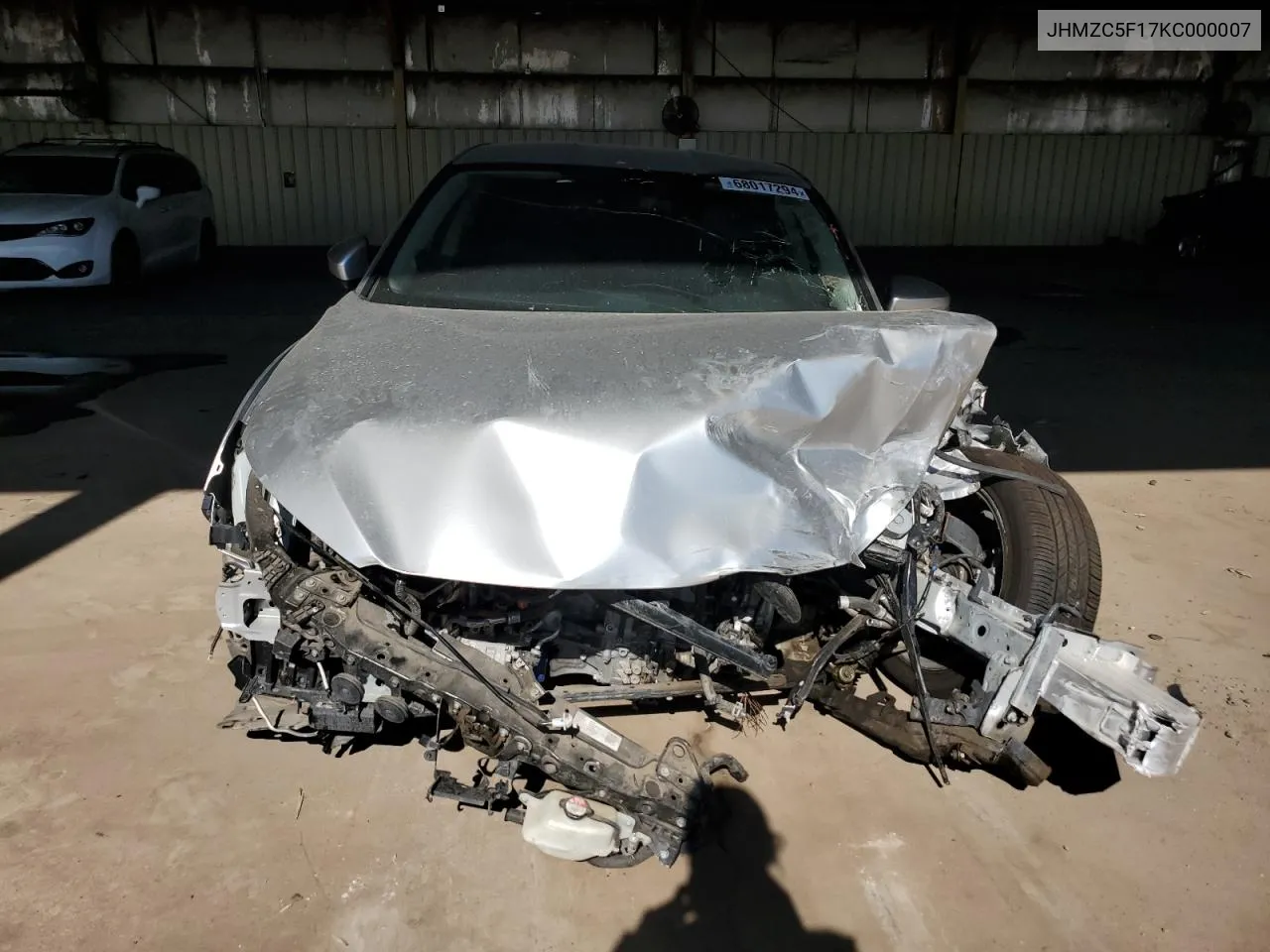 2019 Honda Clarity VIN: JHMZC5F17KC000007 Lot: 68017294