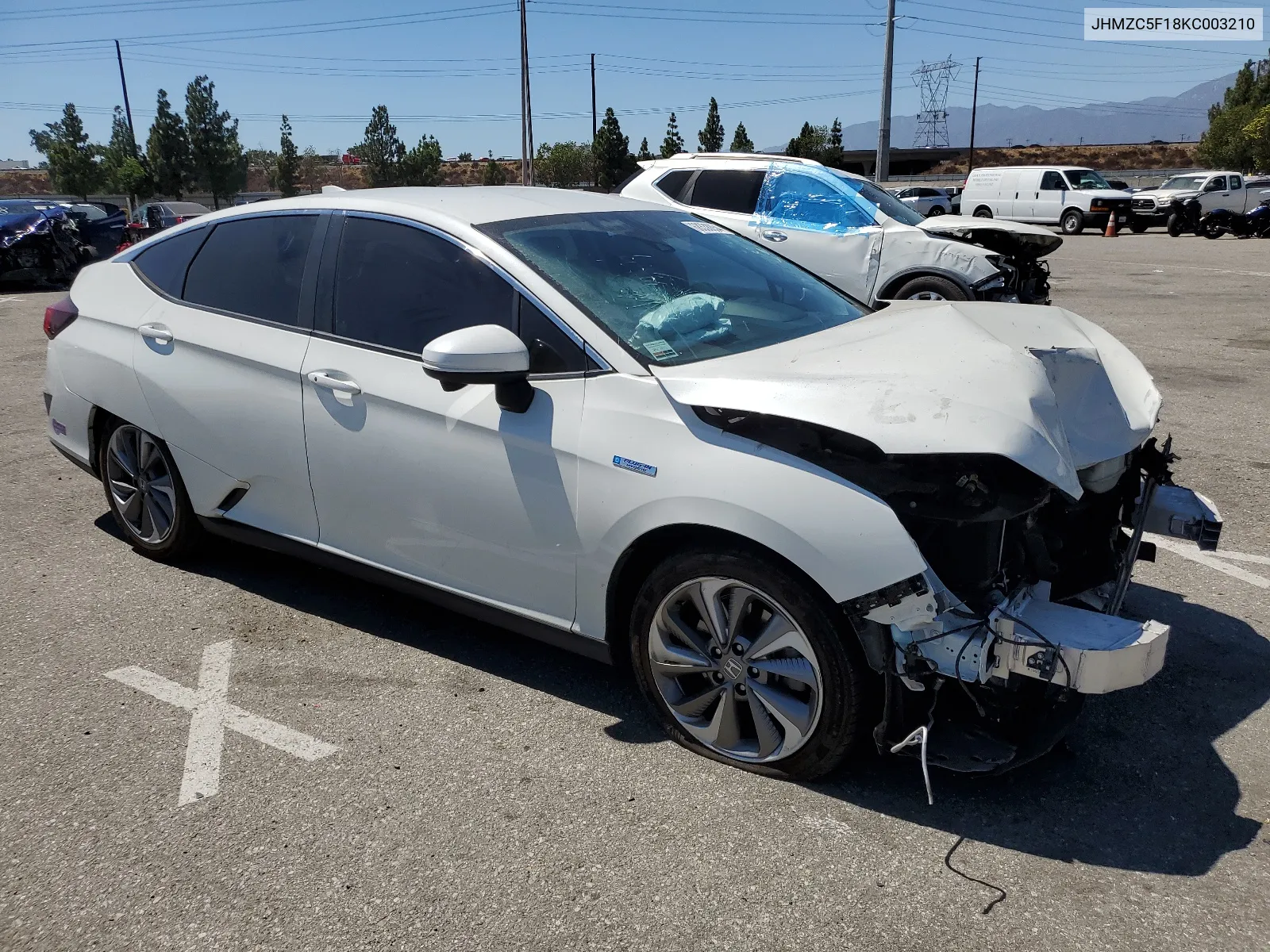 2019 Honda Clarity VIN: JHMZC5F18KC003210 Lot: 68538854