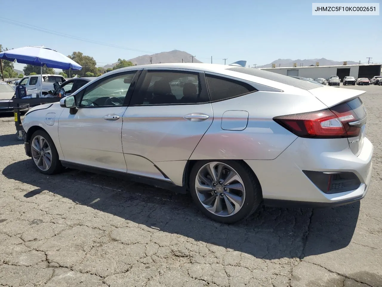 2019 Honda Clarity VIN: JHMZC5F10KC002651 Lot: 68852964