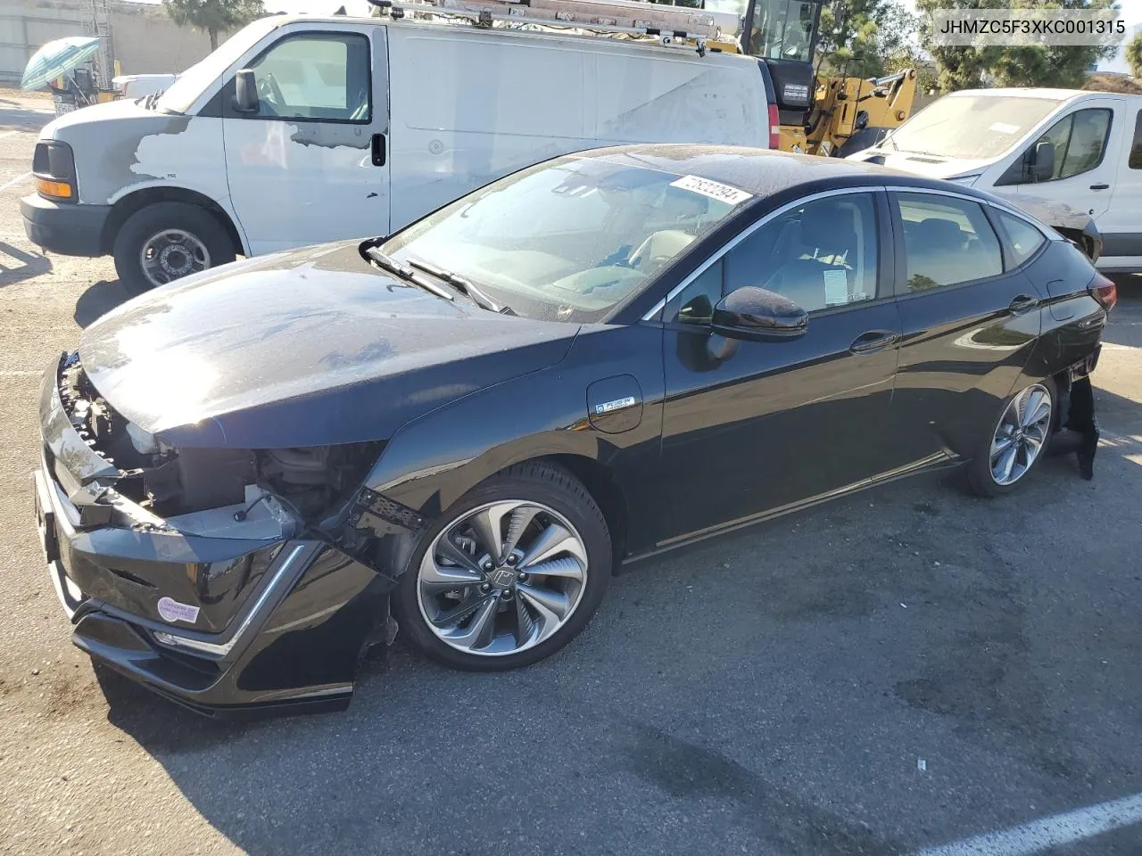 JHMZC5F3XKC001315 2019 Honda Clarity Touring