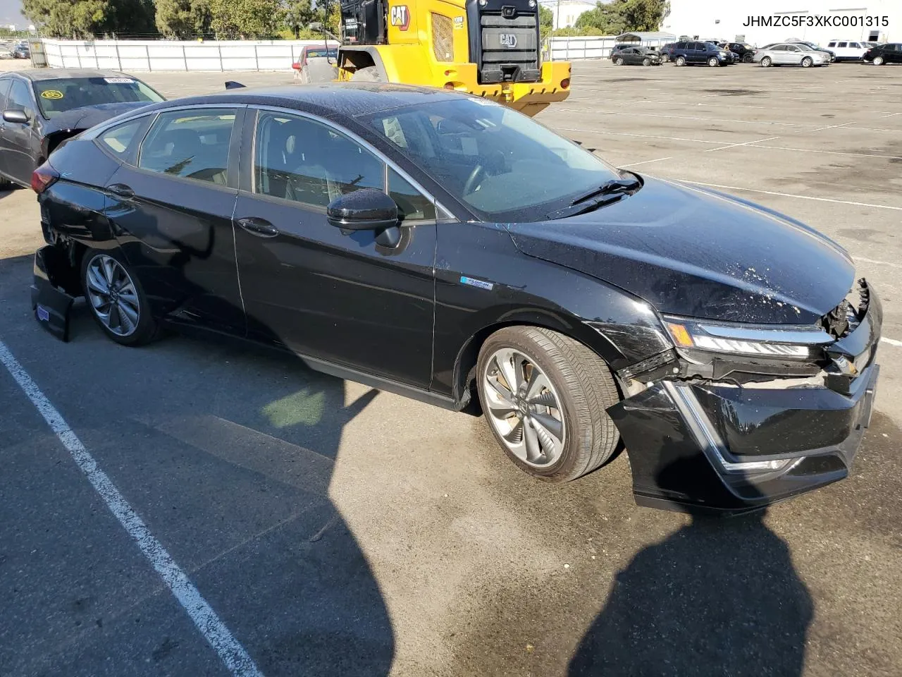 2019 Honda Clarity Touring VIN: JHMZC5F3XKC001315 Lot: 72822294