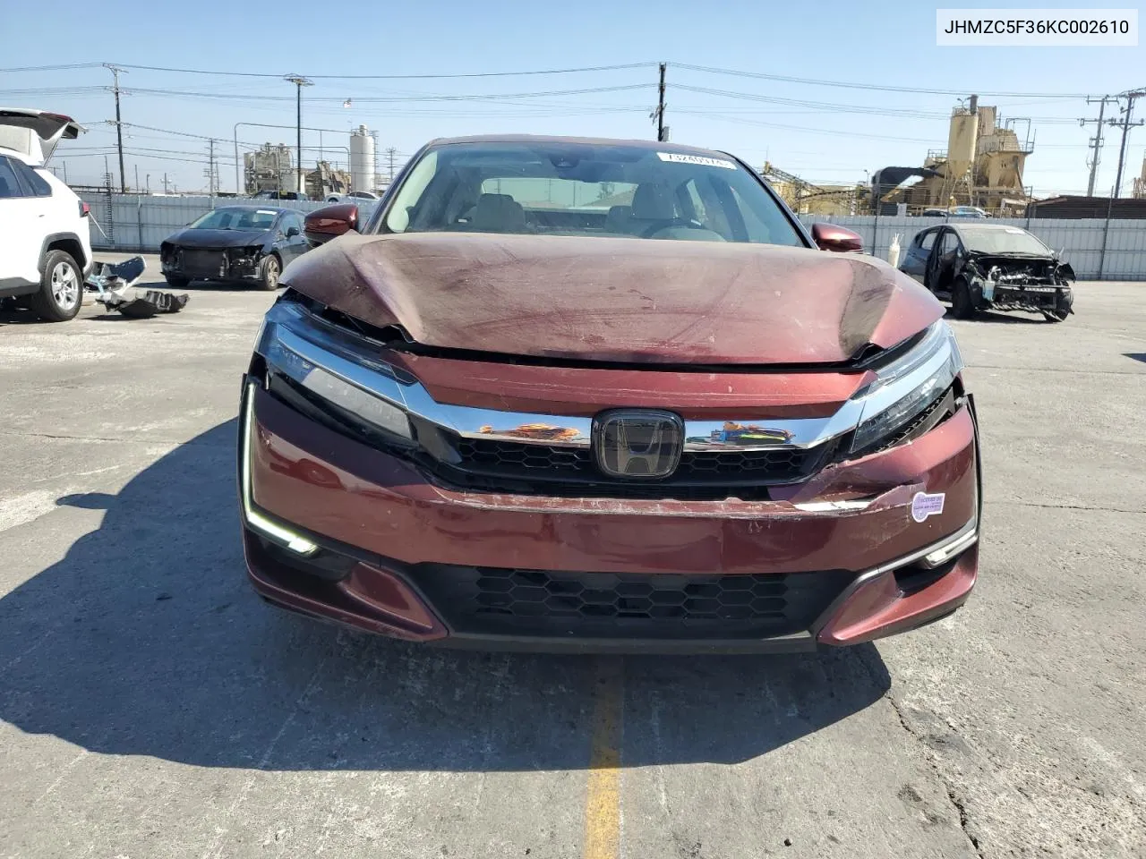 2019 Honda Clarity Touring VIN: JHMZC5F36KC002610 Lot: 73240974