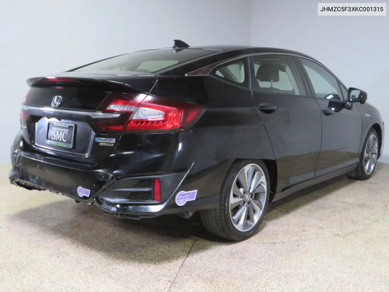 JHMZC5F3XKC001315 2019 Honda Clarity Touring