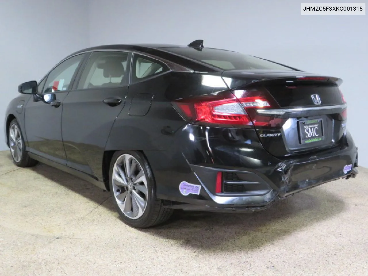 2019 Honda Clarity Touring VIN: JHMZC5F3XKC001315 Lot: 76379314