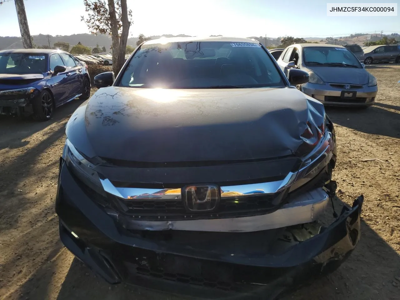 JHMZC5F34KC000094 2019 Honda Clarity Touring