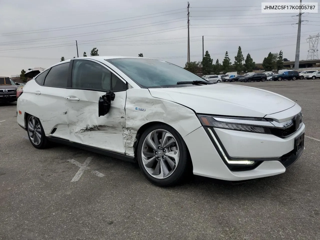 2019 Honda Clarity VIN: JHMZC5F17KC005787 Lot: 76778374