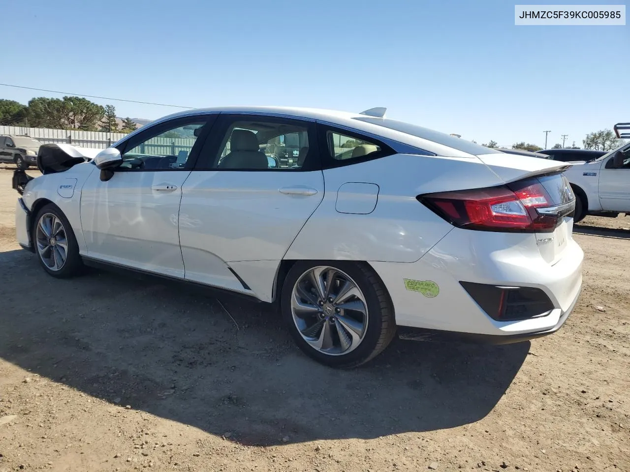 2019 Honda Clarity Touring VIN: JHMZC5F39KC005985 Lot: 76944294