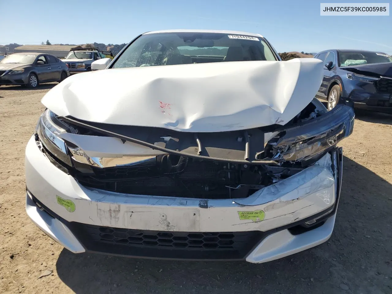 JHMZC5F39KC005985 2019 Honda Clarity Touring