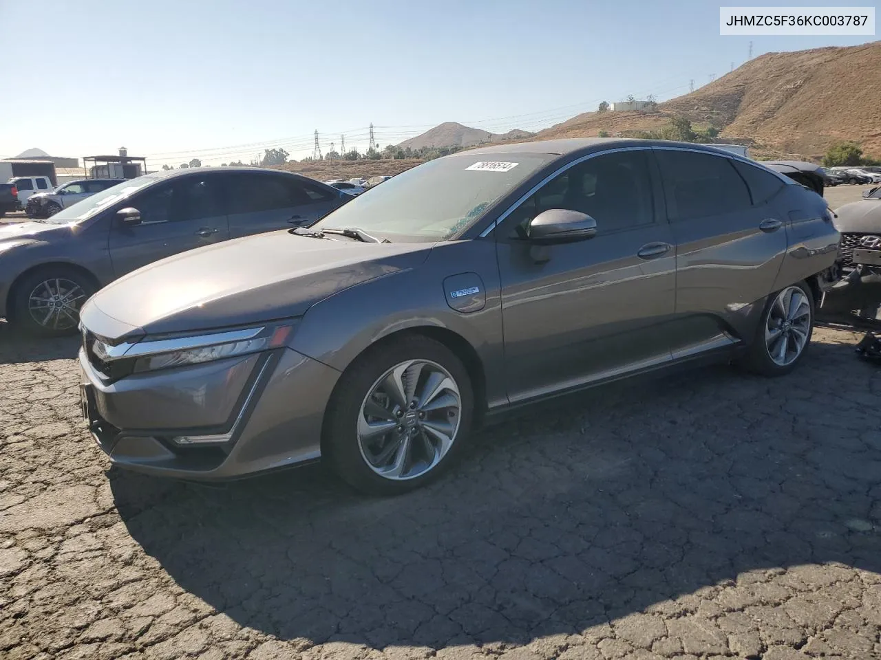 2019 Honda Clarity Touring VIN: JHMZC5F36KC003787 Lot: 78816514