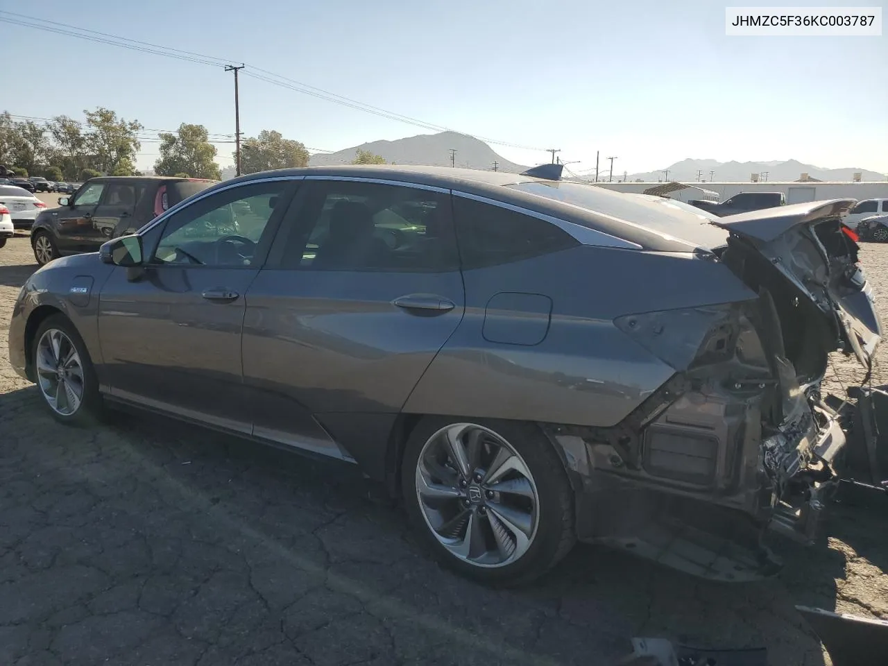 2019 Honda Clarity Touring VIN: JHMZC5F36KC003787 Lot: 78816514