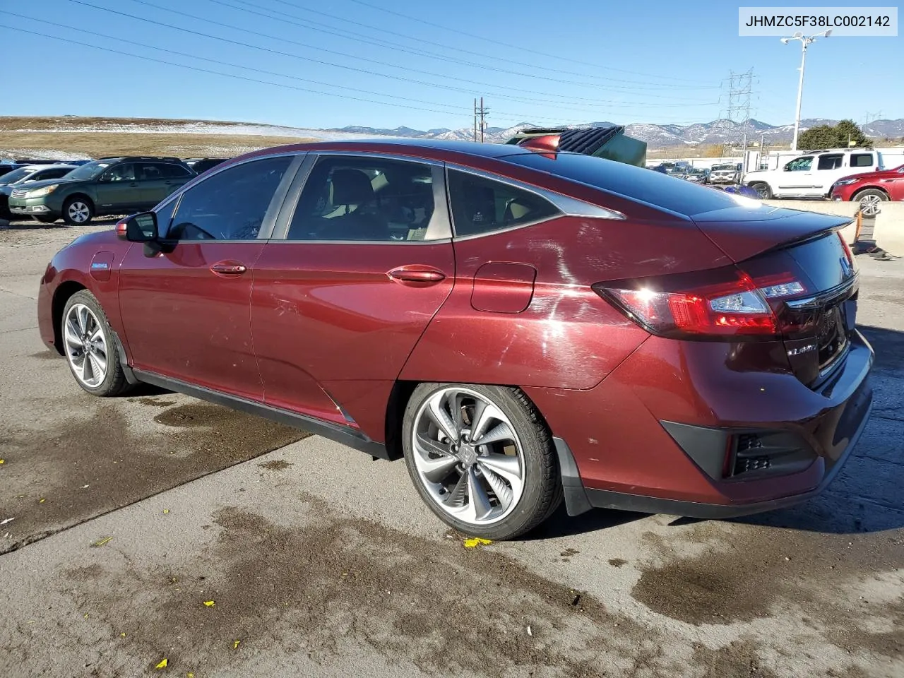 2020 Honda Clarity Touring VIN: JHMZC5F38LC002142 Lot: 80331684