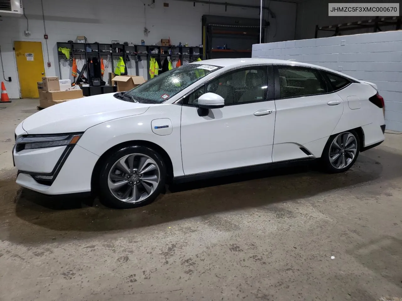 2021 Honda Clarity Touring VIN: JHMZC5F3XMC000670 Lot: 61128474