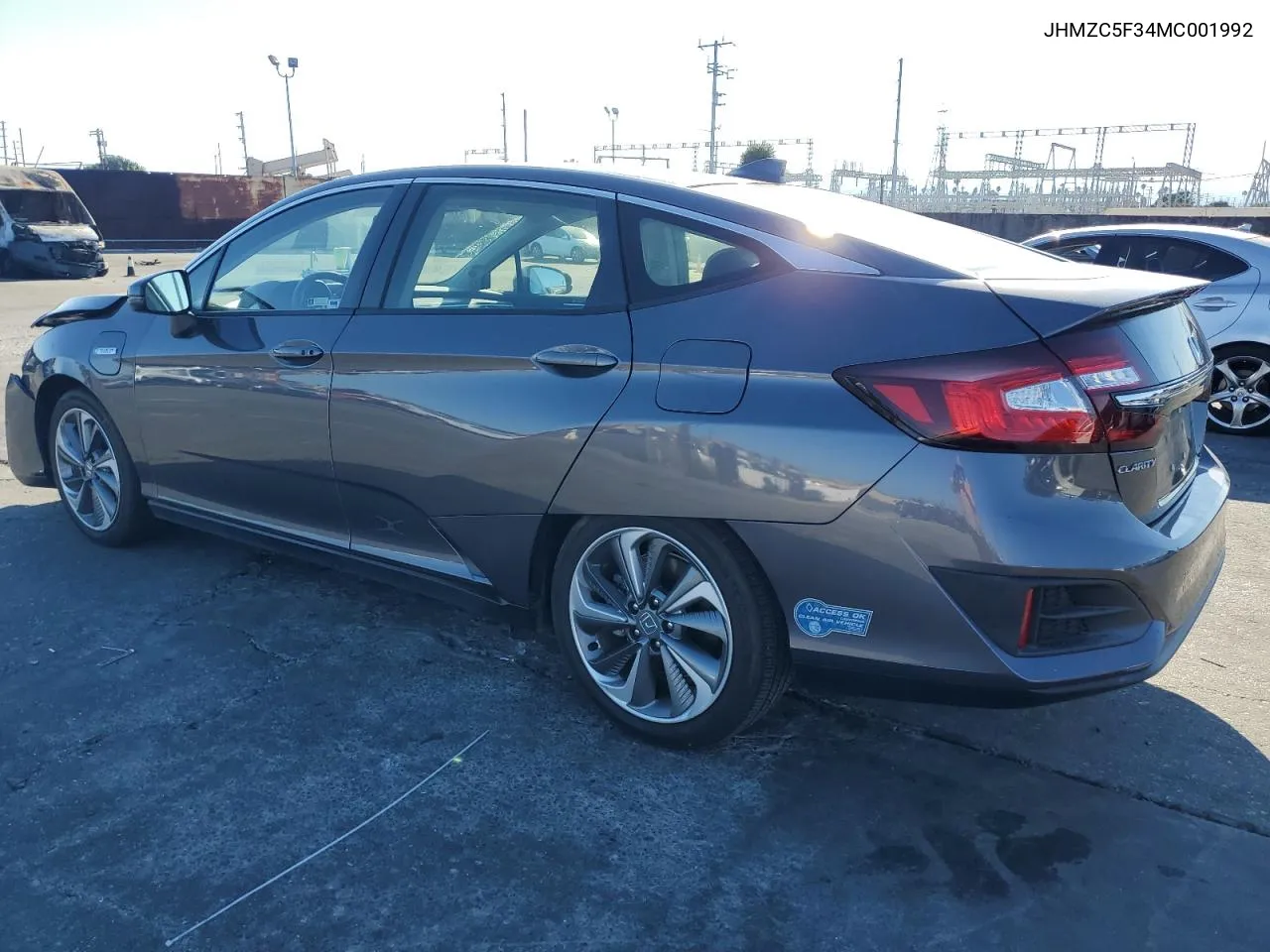 JHMZC5F34MC001992 2021 Honda Clarity Touring