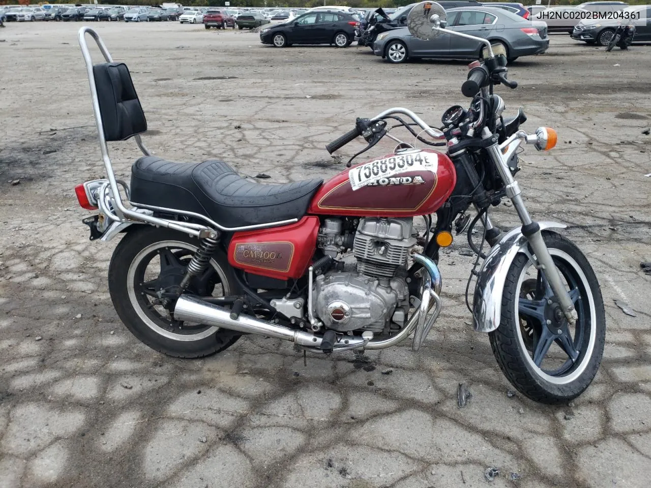 JH2NC0202BM204361 1981 Honda Cm400 A