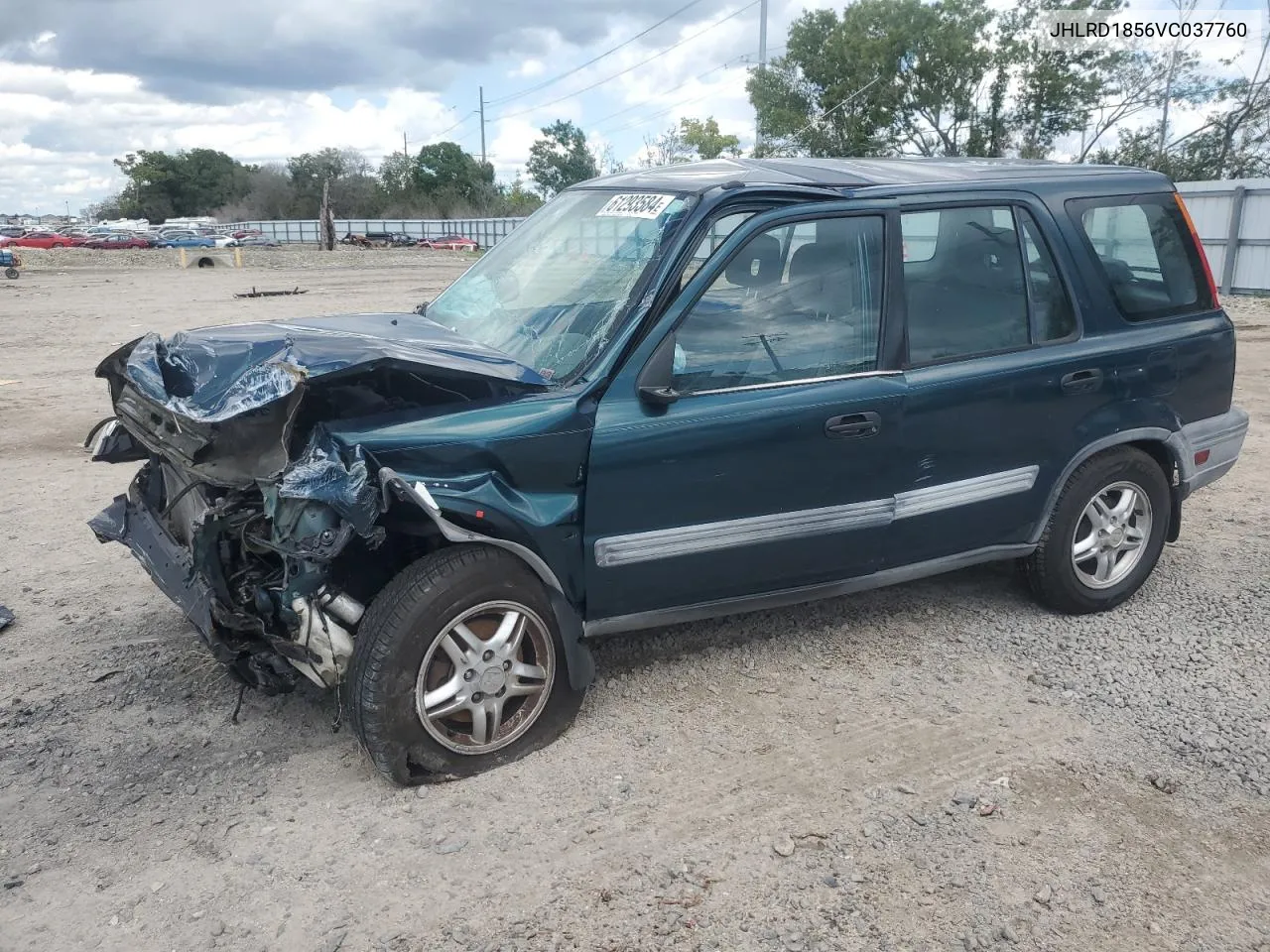 1997 Honda Cr-V Lx VIN: JHLRD1856VC037760 Lot: 61293584