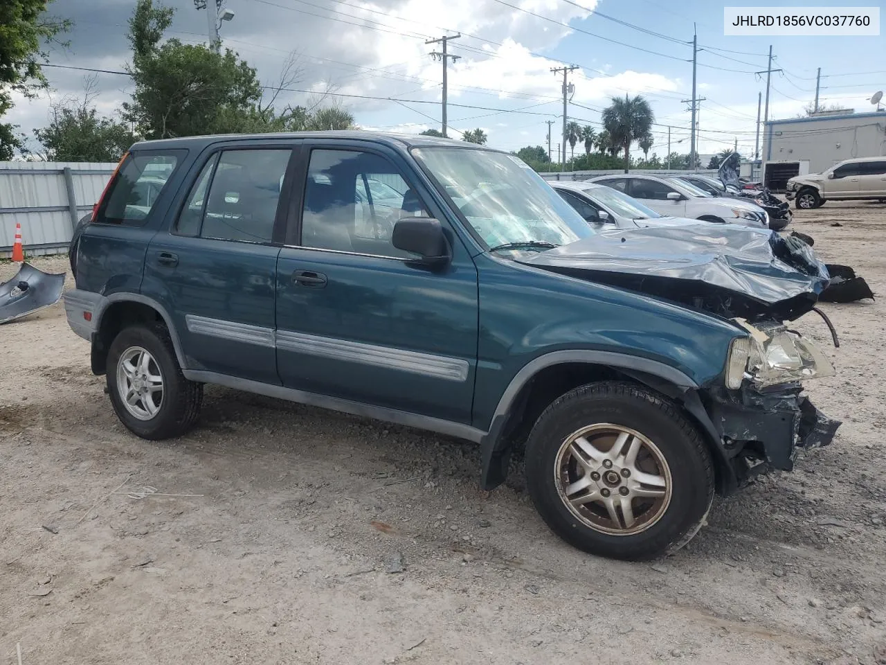 1997 Honda Cr-V Lx VIN: JHLRD1856VC037760 Lot: 61293584