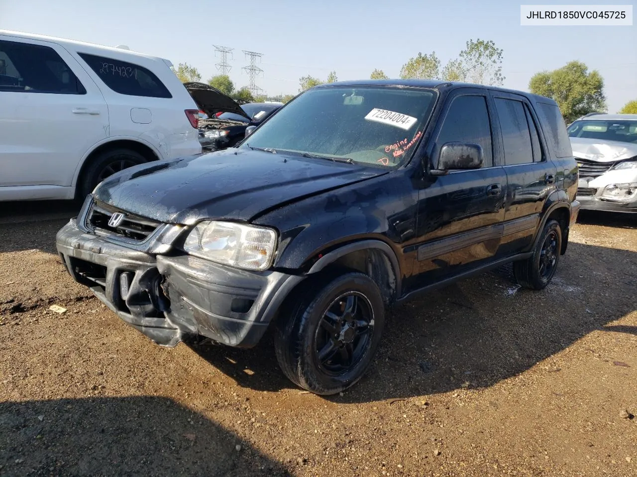 1997 Honda Cr-V Lx VIN: JHLRD1850VC045725 Lot: 72204004