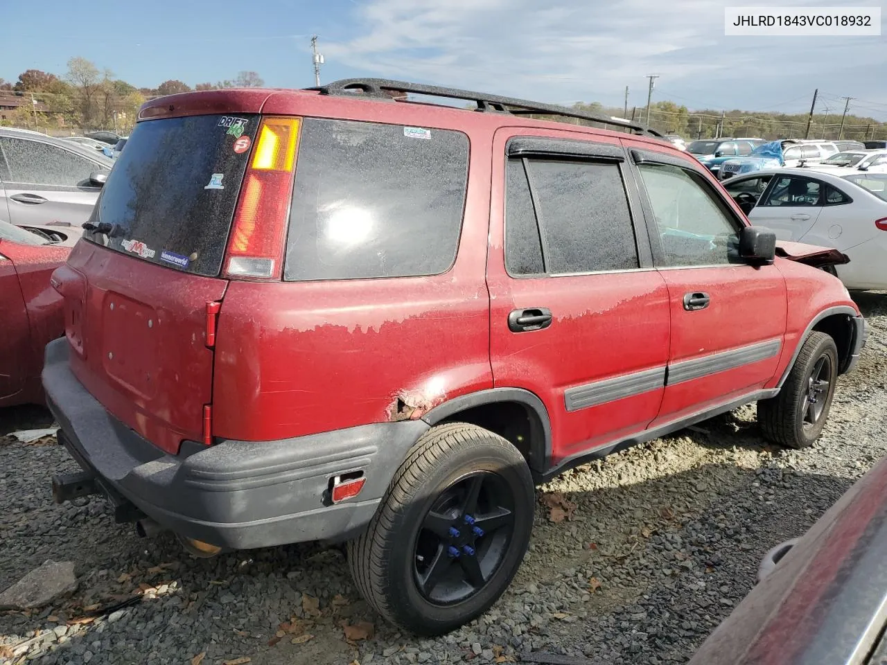 1997 Honda Cr-V Lx VIN: JHLRD1843VC018932 Lot: 77965544