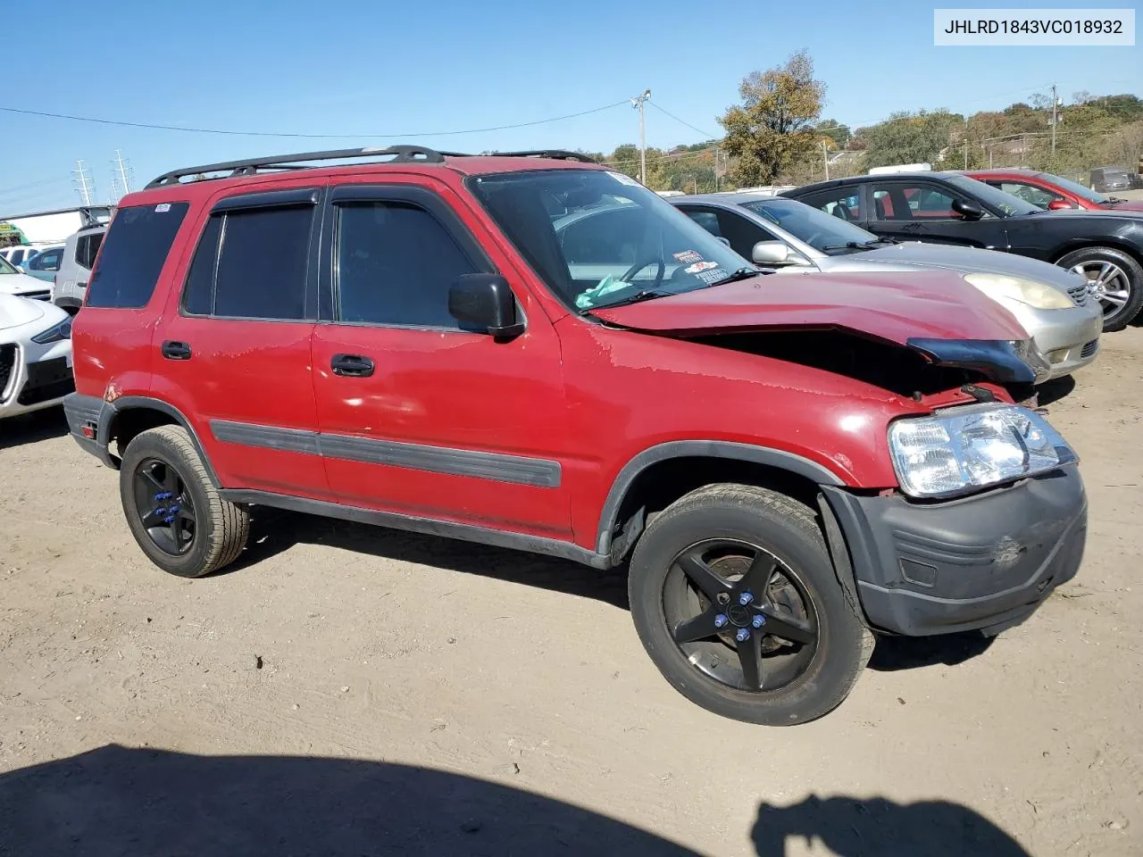 1997 Honda Cr-V Lx VIN: JHLRD1843VC018932 Lot: 77965544