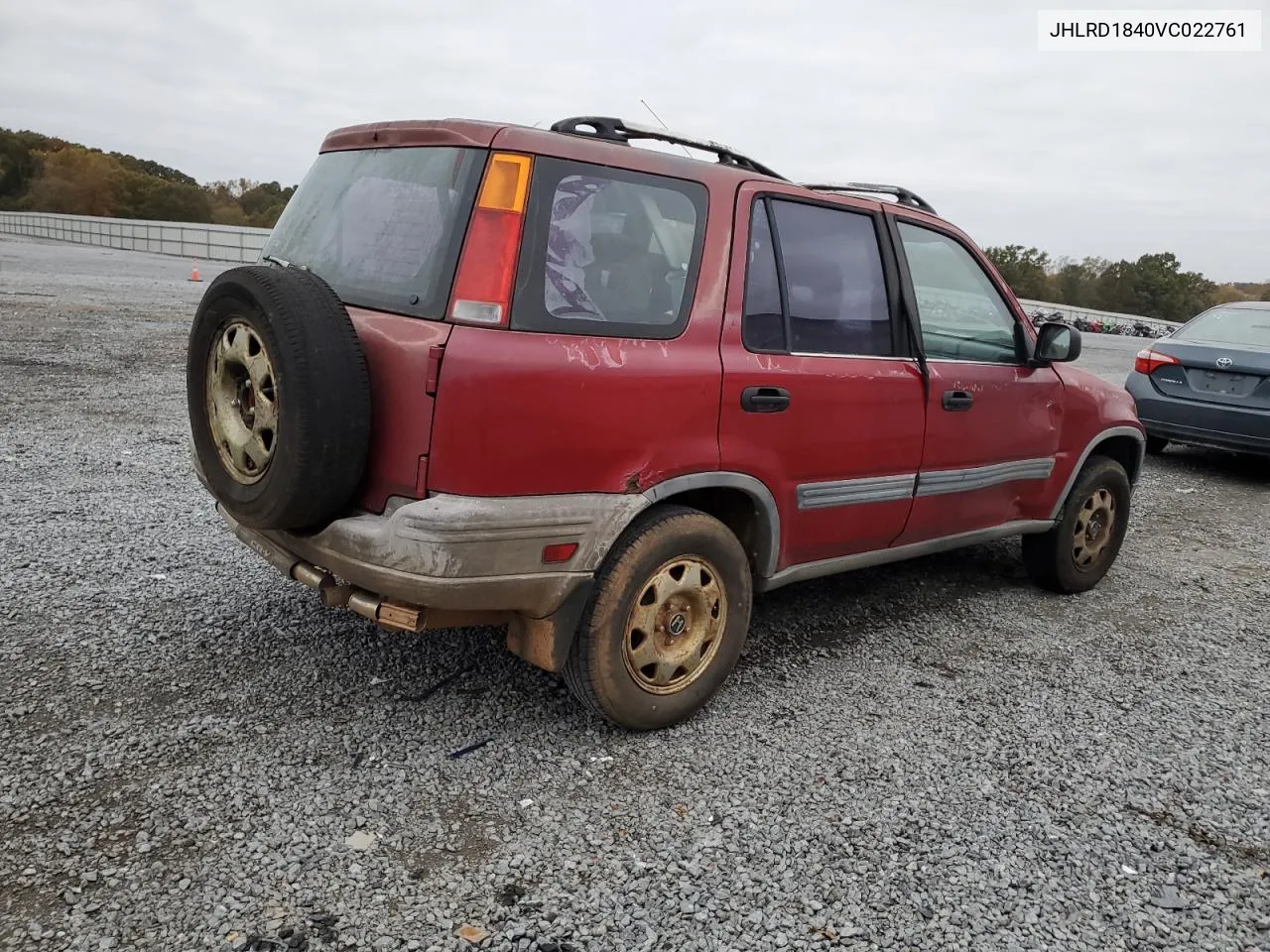 1997 Honda Cr-V Lx VIN: JHLRD1840VC022761 Lot: 78191134