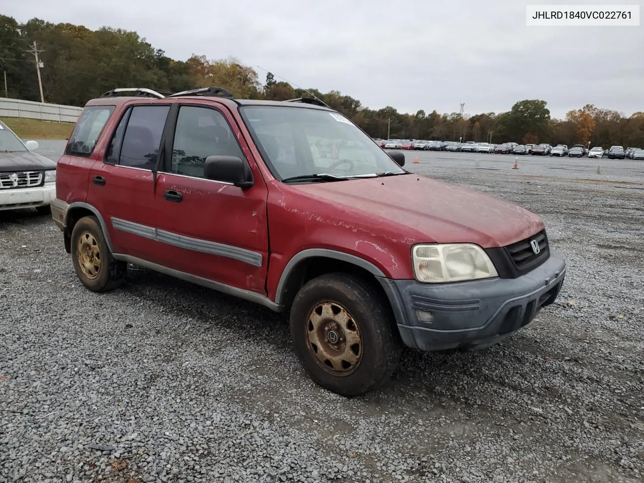 1997 Honda Cr-V Lx VIN: JHLRD1840VC022761 Lot: 78191134