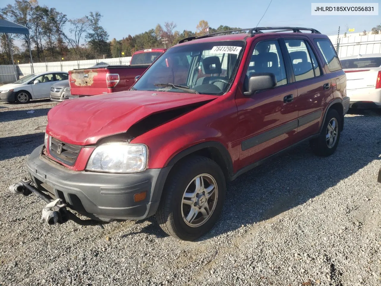 1997 Honda Cr-V Lx VIN: JHLRD185XVC056831 Lot: 78412904