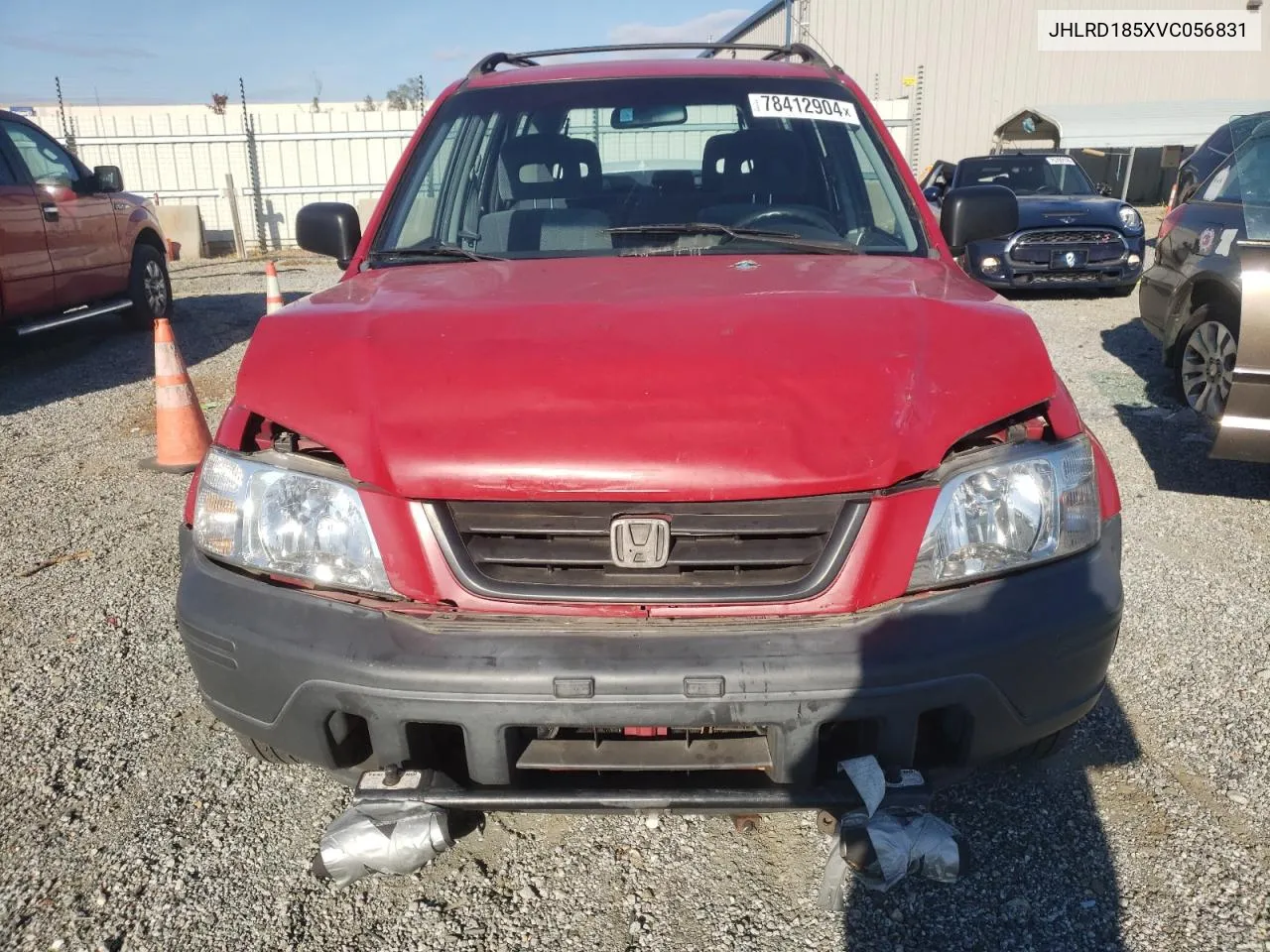 1997 Honda Cr-V Lx VIN: JHLRD185XVC056831 Lot: 78412904