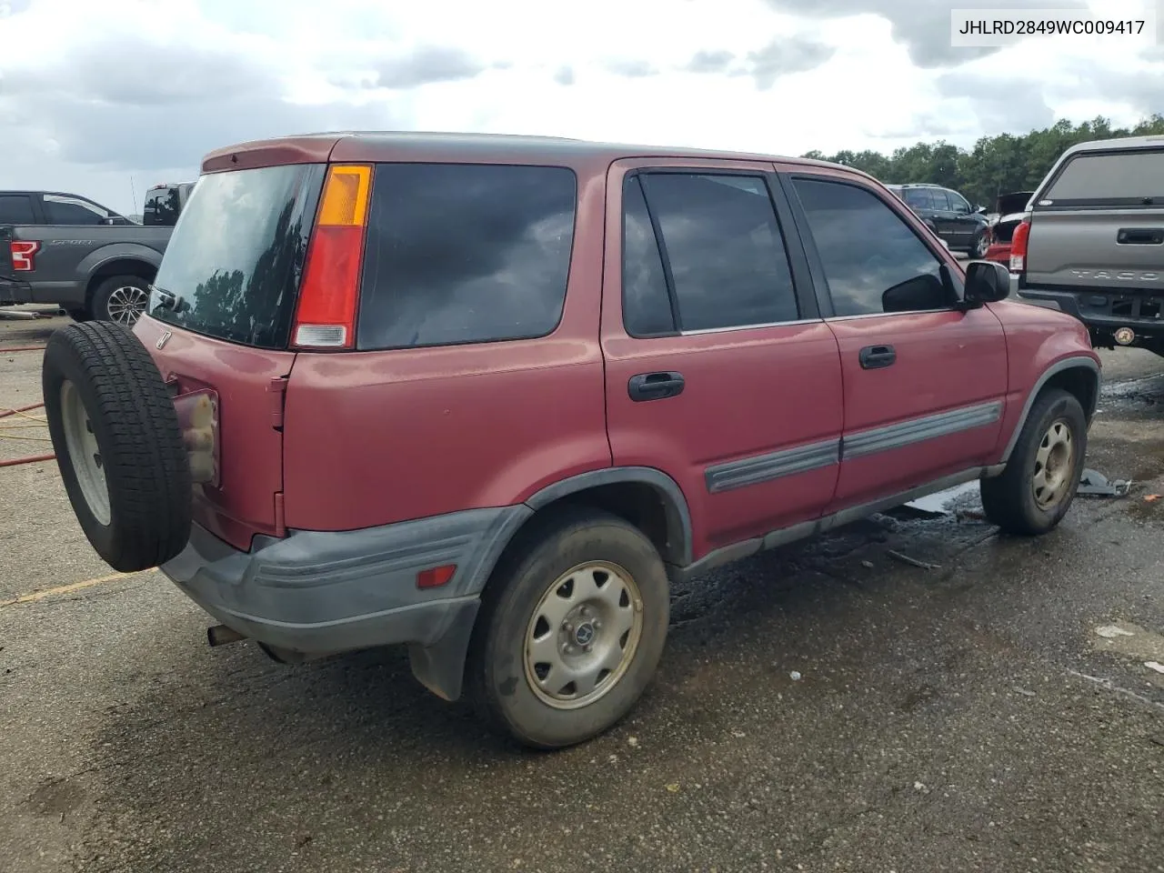 1998 Honda Cr-V Lx VIN: JHLRD2849WC009417 Lot: 71373764