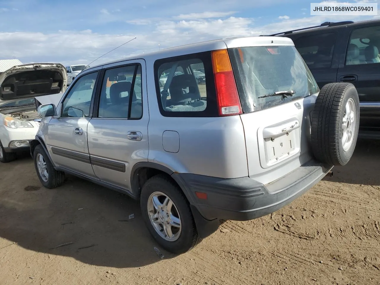 1998 Honda Cr-V Ex VIN: JHLRD1868WC059401 Lot: 71839304